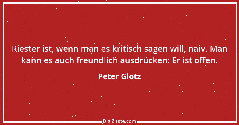 Zitat von Peter Glotz 3