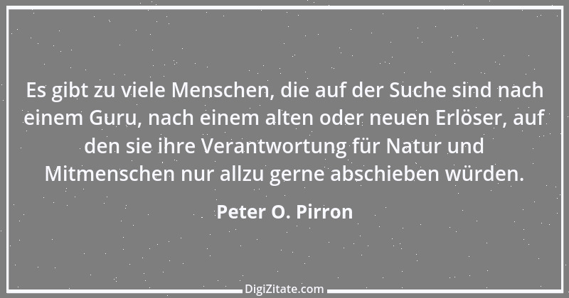 Zitat von Peter O. Pirron 10