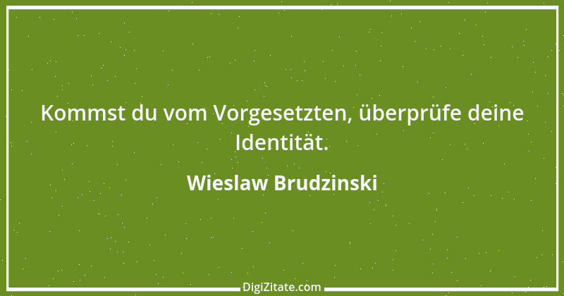 Zitat von Wieslaw Brudzinski 176