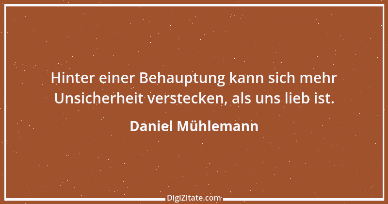 Zitat von Daniel Mühlemann 273