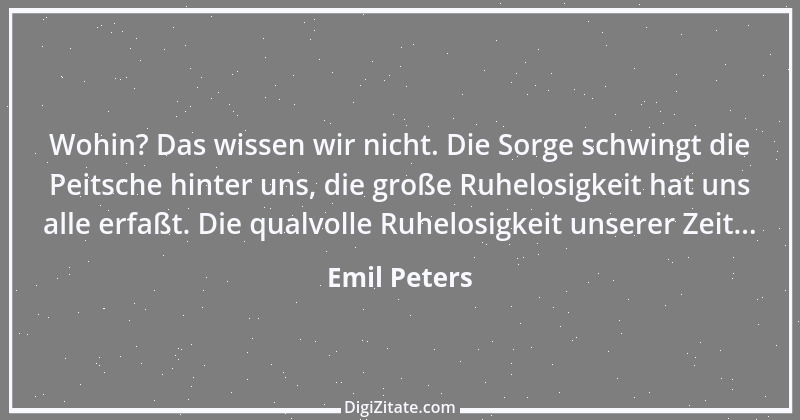 Zitat von Emil Peters 19