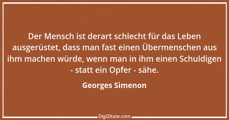 Zitat von Georges Simenon 10