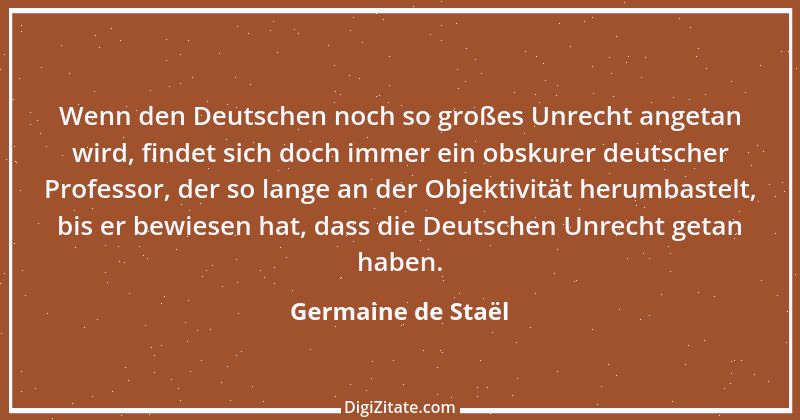 Zitat von Germaine de Staël 15