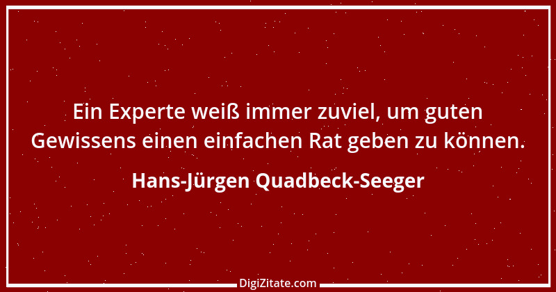 Zitat von Hans-Jürgen Quadbeck-Seeger 12