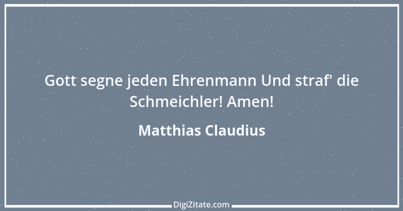 Zitat von Matthias Claudius 82