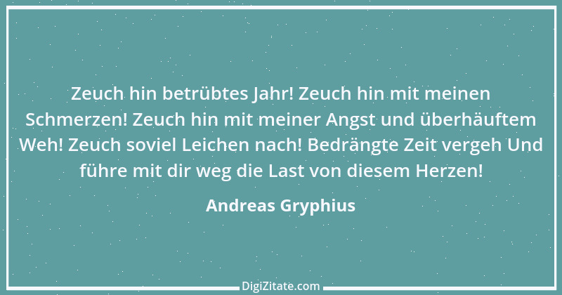 Zitat von Andreas Gryphius 8