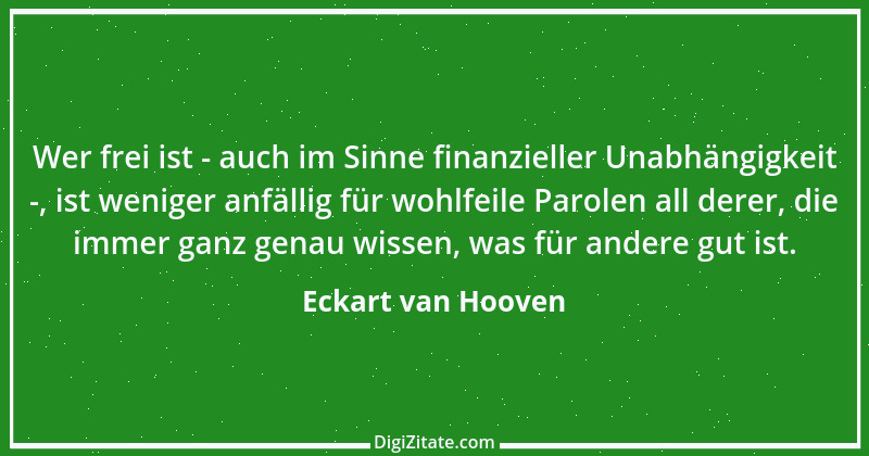 Zitat von Eckart van Hooven 3