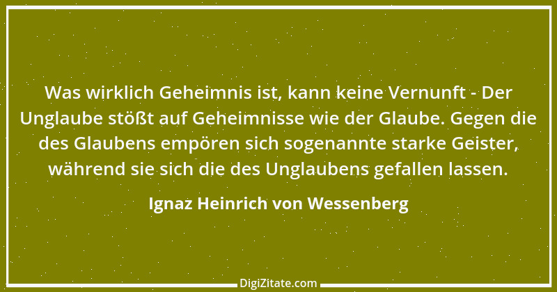 Zitat von Ignaz Heinrich von Wessenberg 18