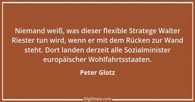 Zitat von Peter Glotz 5