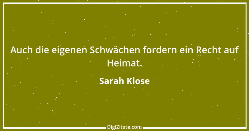 Zitat von Sarah Klose 21