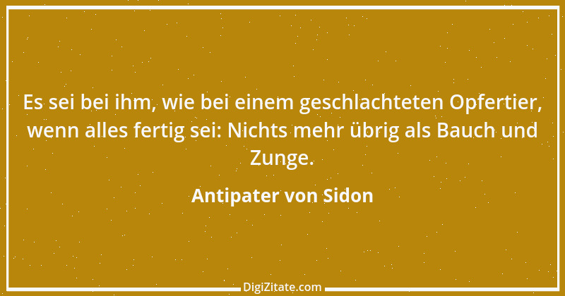 Zitat von Antipater von Sidon 1