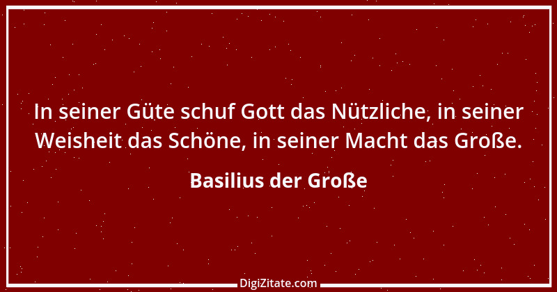 Zitat von Basilius der Große 11