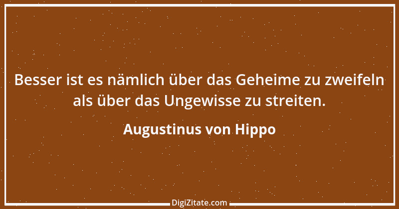 Zitat von Augustinus von Hippo 60