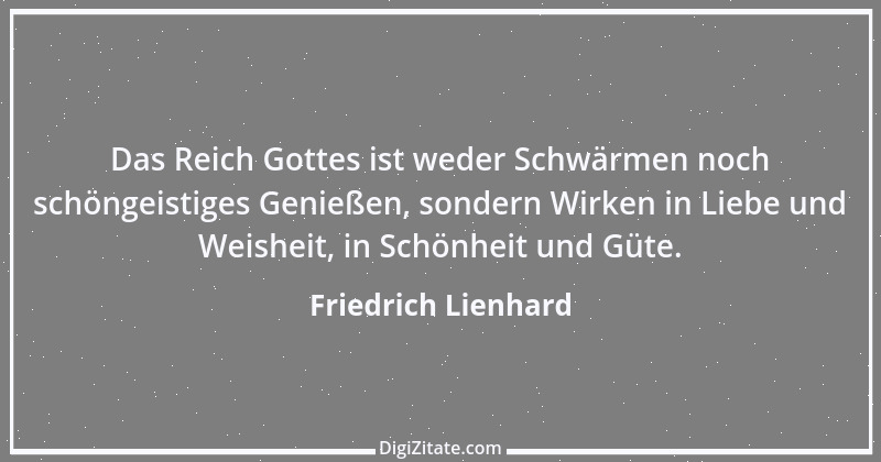 Zitat von Friedrich Lienhard 3