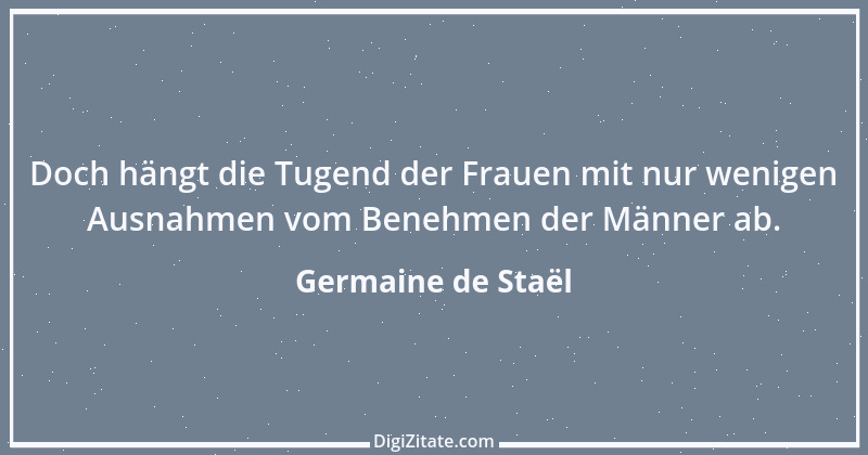 Zitat von Germaine de Staël 17