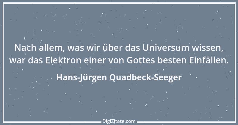 Zitat von Hans-Jürgen Quadbeck-Seeger 14