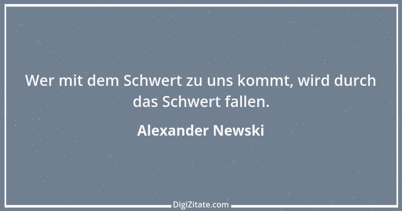 Zitat von Alexander Newski 1