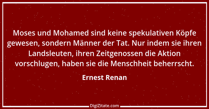 Zitat von Ernest Renan 12