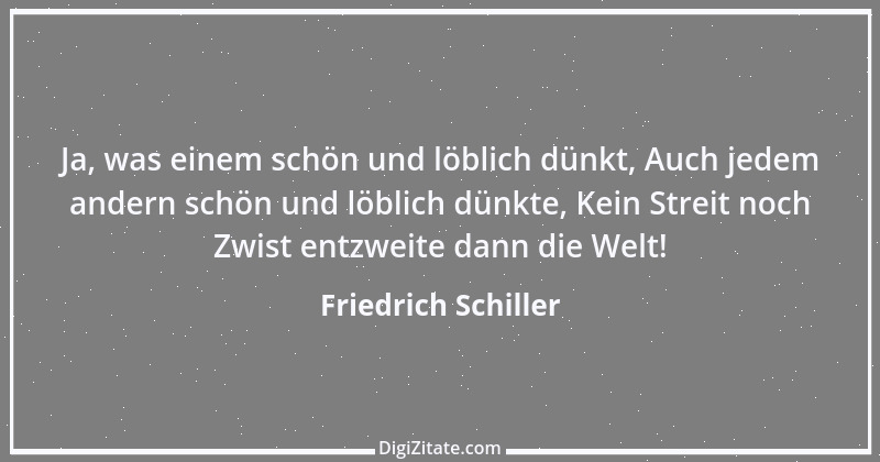 Zitat von Friedrich Schiller 1904