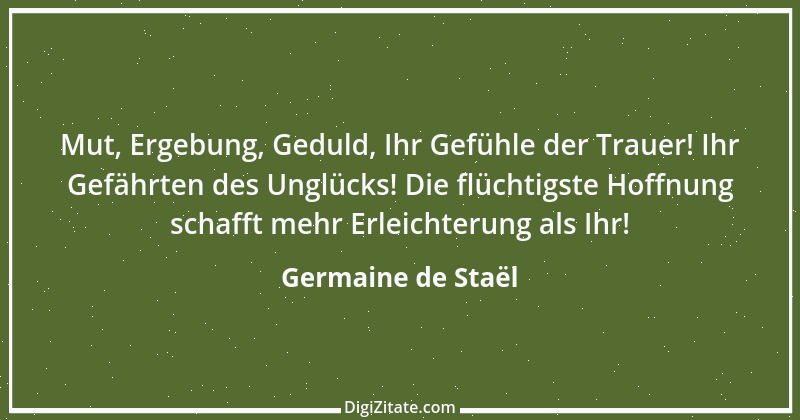 Zitat von Germaine de Staël 18