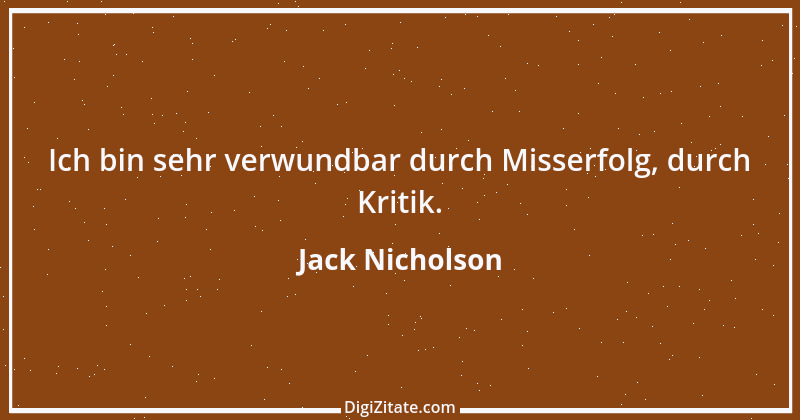 Zitat von Jack Nicholson 14