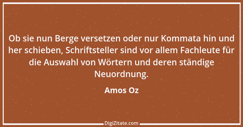 Zitat von Amos Oz 8