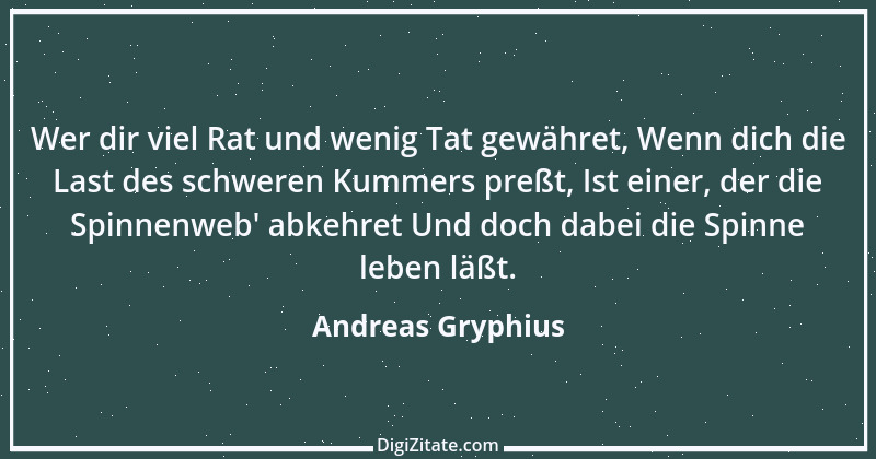 Zitat von Andreas Gryphius 11