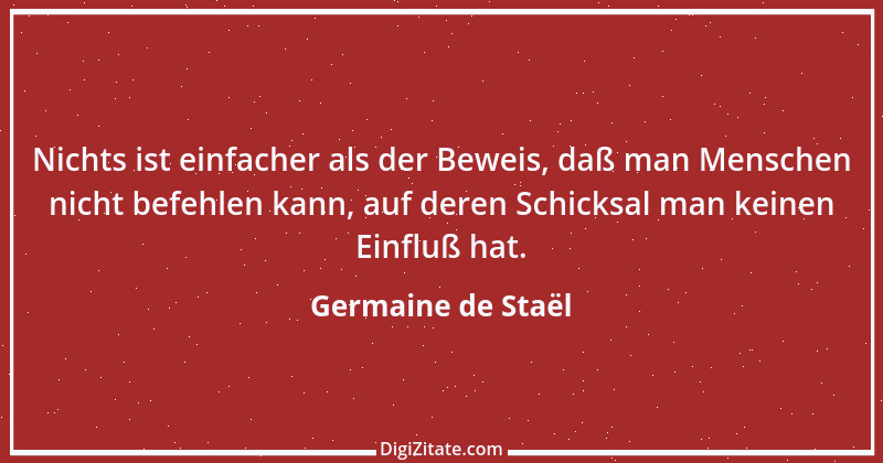 Zitat von Germaine de Staël 19