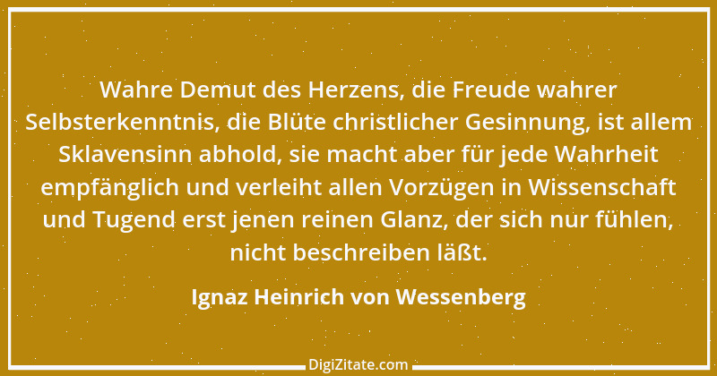 Zitat von Ignaz Heinrich von Wessenberg 21