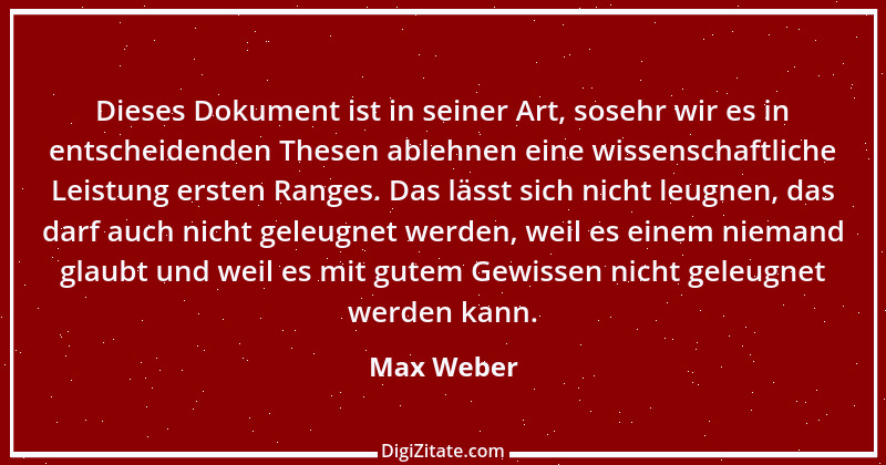 Zitat von Max Weber 33