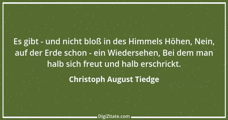 Zitat von Christoph August Tiedge 13