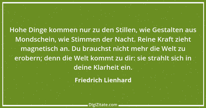 Zitat von Friedrich Lienhard 6