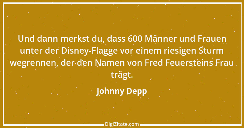 Zitat von Johnny Depp 3