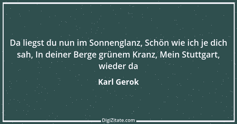 Zitat von Karl Gerok 4