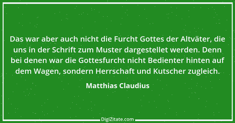 Zitat von Matthias Claudius 87