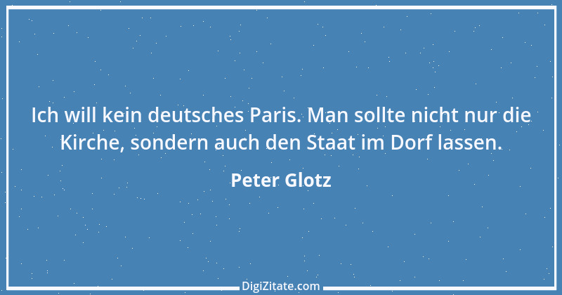 Zitat von Peter Glotz 9