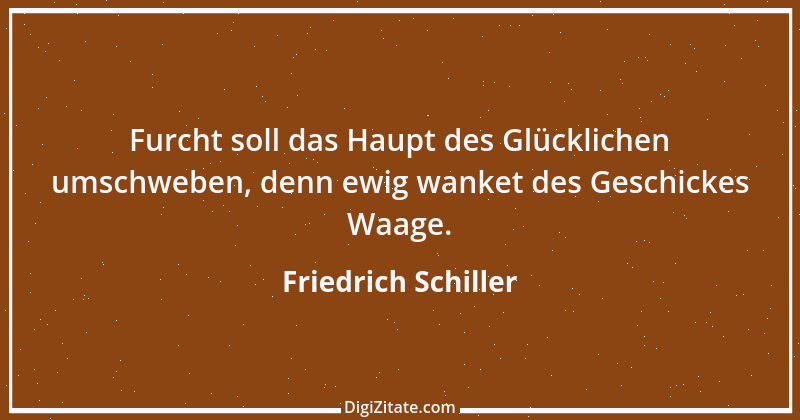 Zitat von Friedrich Schiller 1907