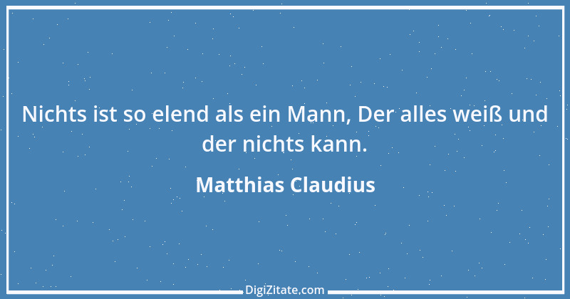 Zitat von Matthias Claudius 88