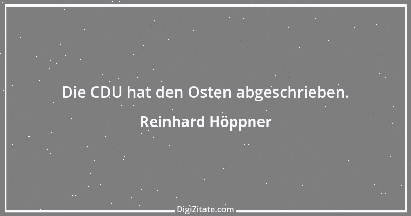 Zitat von Reinhard Höppner 2