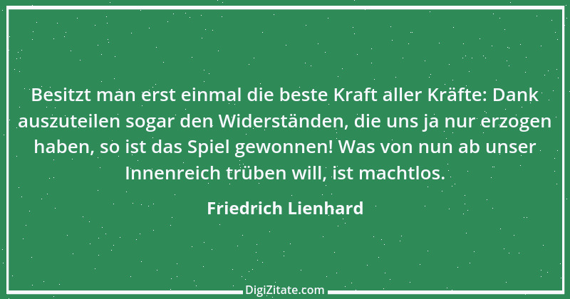 Zitat von Friedrich Lienhard 8