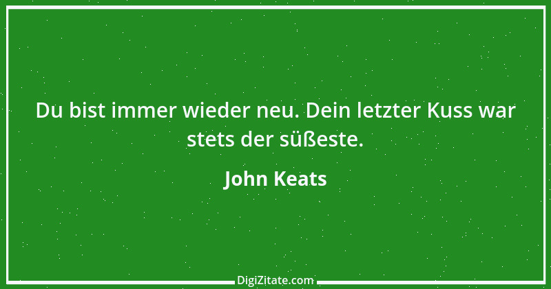 Zitat von John Keats 7