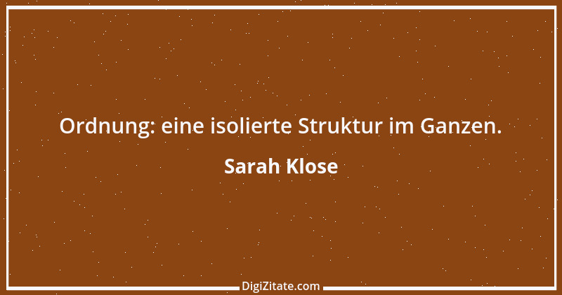 Zitat von Sarah Klose 27