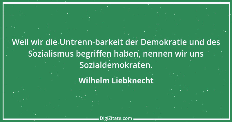 Zitat von Wilhelm Liebknecht 21