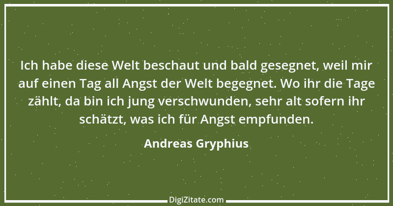 Zitat von Andreas Gryphius 15