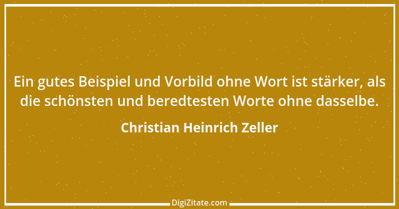 Zitat von Christian Heinrich Zeller 5