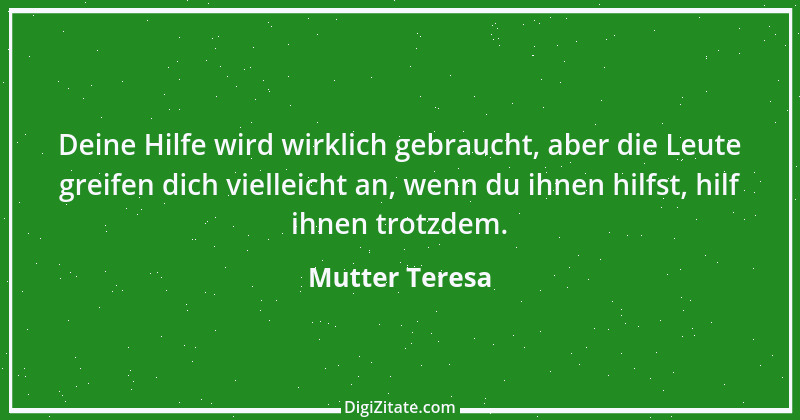 Zitat von Mutter Teresa 53