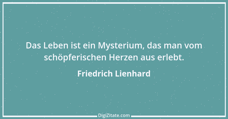 Zitat von Friedrich Lienhard 10