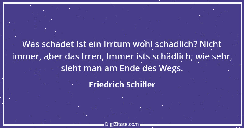 Zitat von Friedrich Schiller 1910