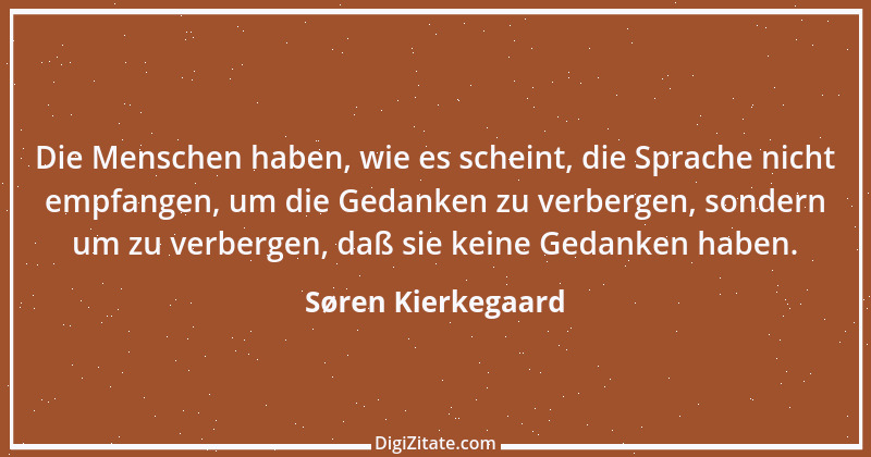 Zitat von Søren Kierkegaard 136