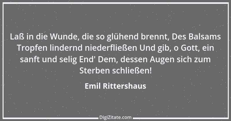 Zitat von Emil Rittershaus 4